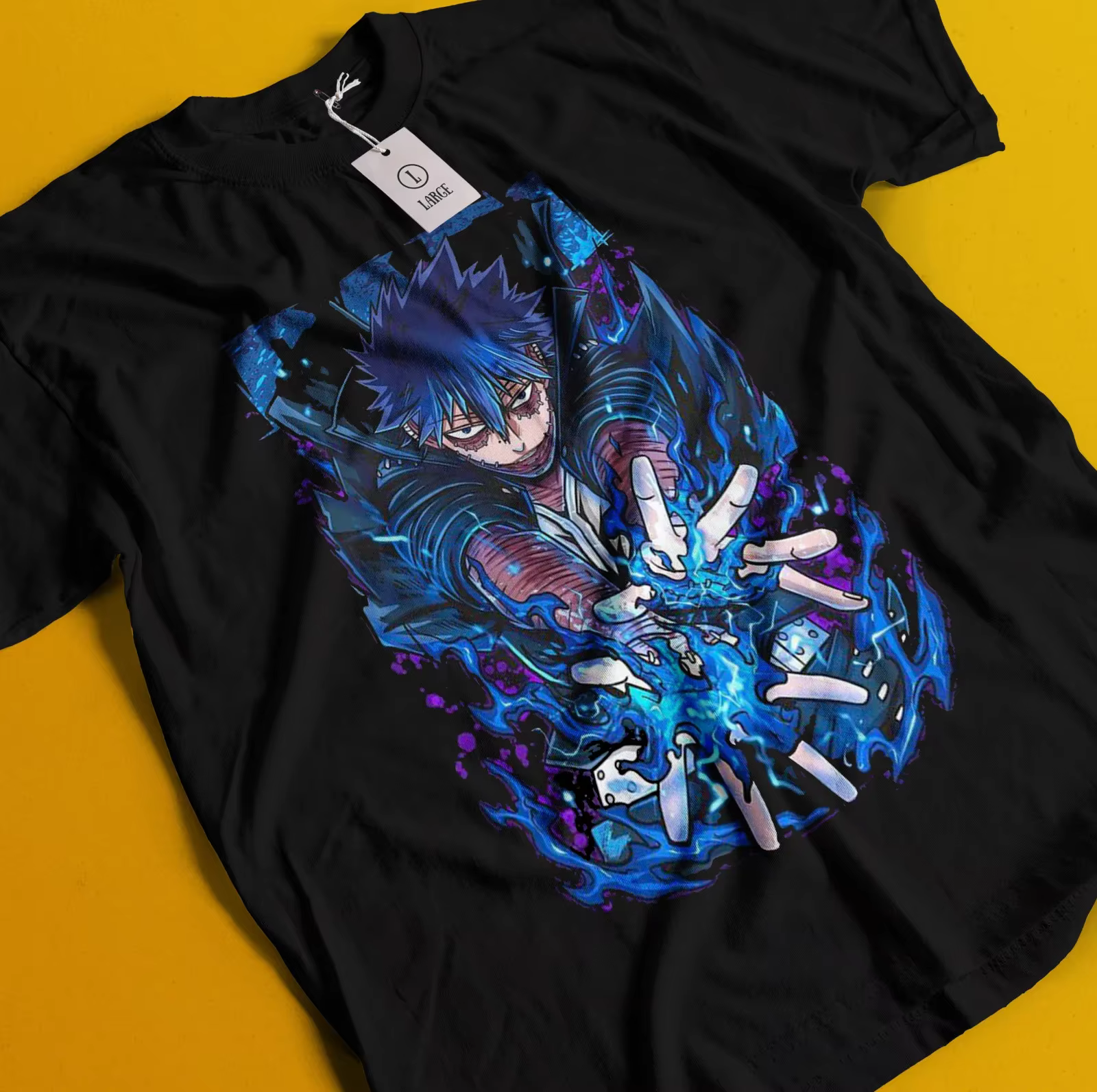 Dabi T-shirt mon héros académique japonais Manga Anime Midoriya Deku Shoto chemise