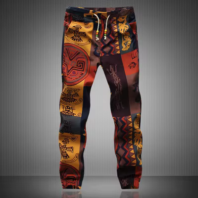 Pantalon de jogging homme imprimé floral, nouvelle mode printemps 2026, taille européenne, décontrac