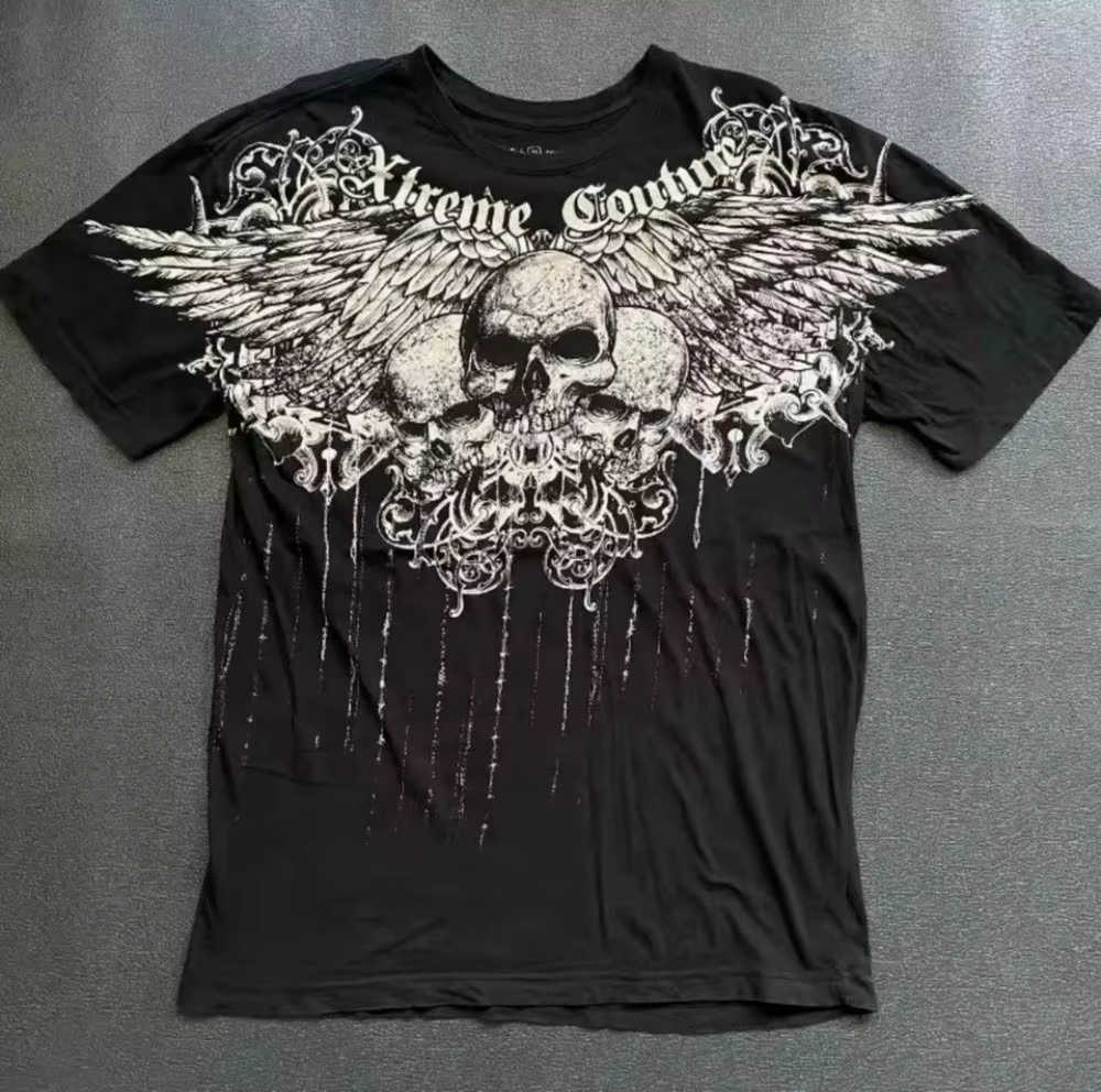 T-shirt col rond confortable et respirant pour hommes européens et américains, mode d'été avec lettr