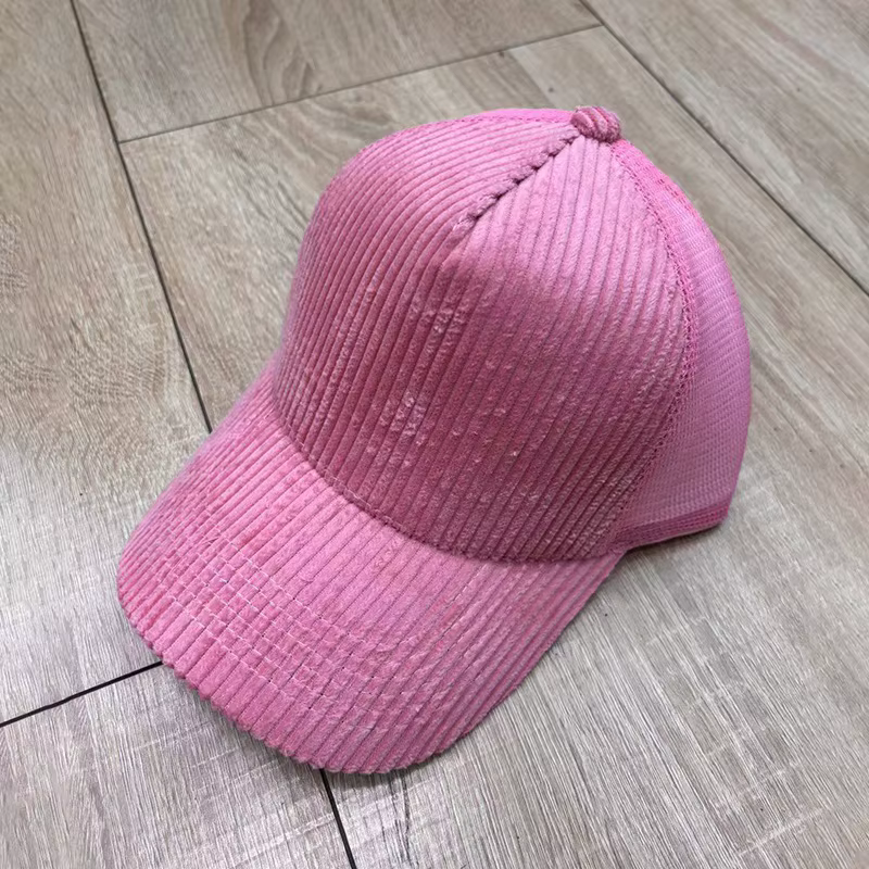 Casquette de Sport en maille de velours côtelé, chapeau de chauffeur de camionneur avec Logo imprimé