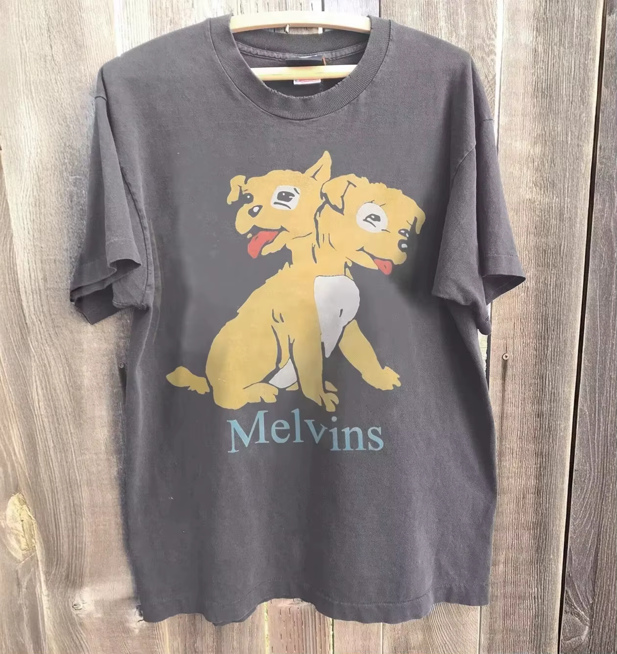 Melvins Punk Band Graphic Retro T-Shirt T-shirt d'été ample et respirant en coton unisexe