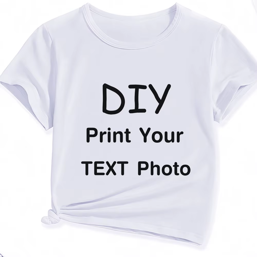 Chemise personnalisée pour anniversaire garçon ou fille, t-shirts personnalisés pour enfants, design