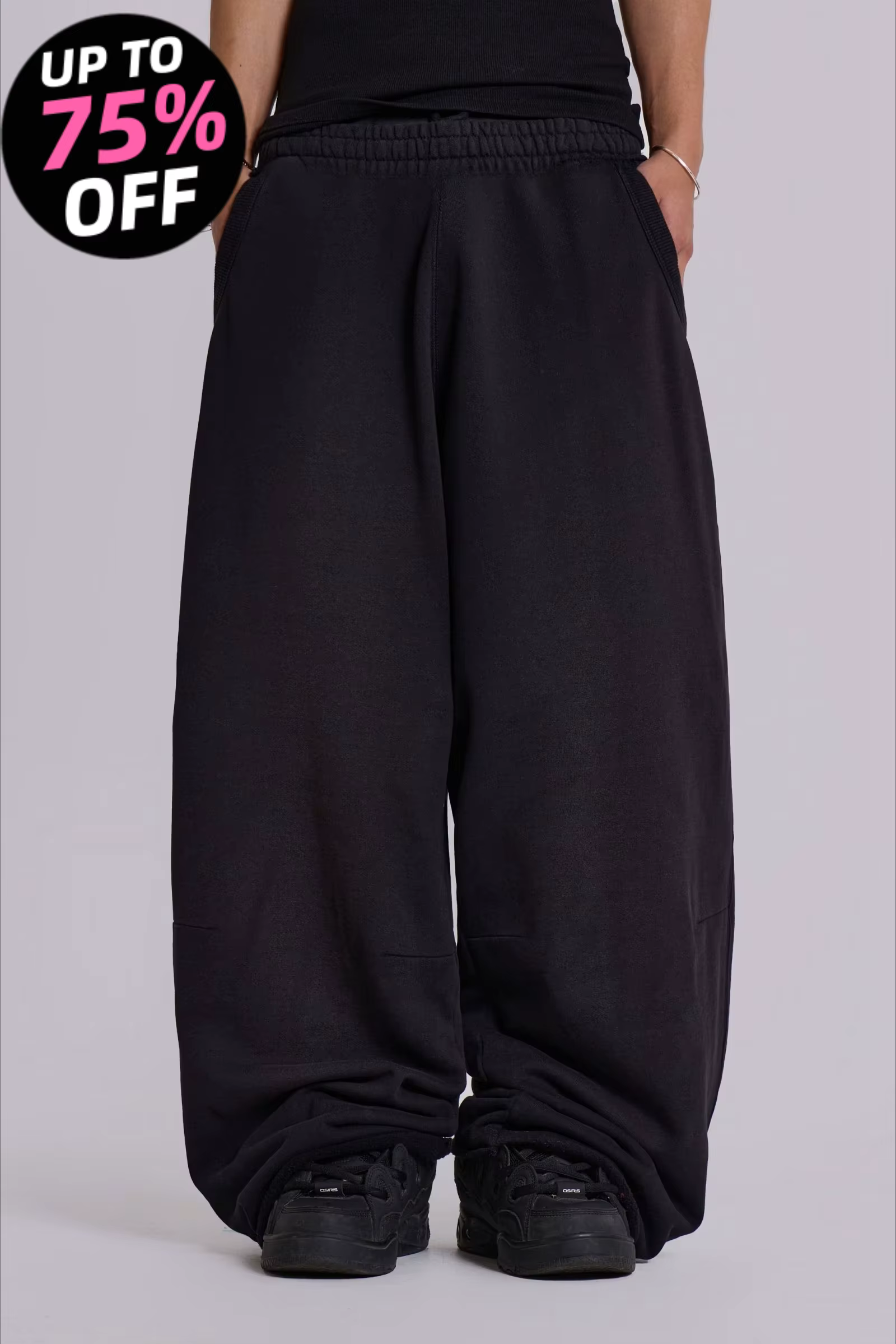 Pantalon de jogging ample noir style monstre, tendance danse, marque Jazz Pants, pantalon de survête