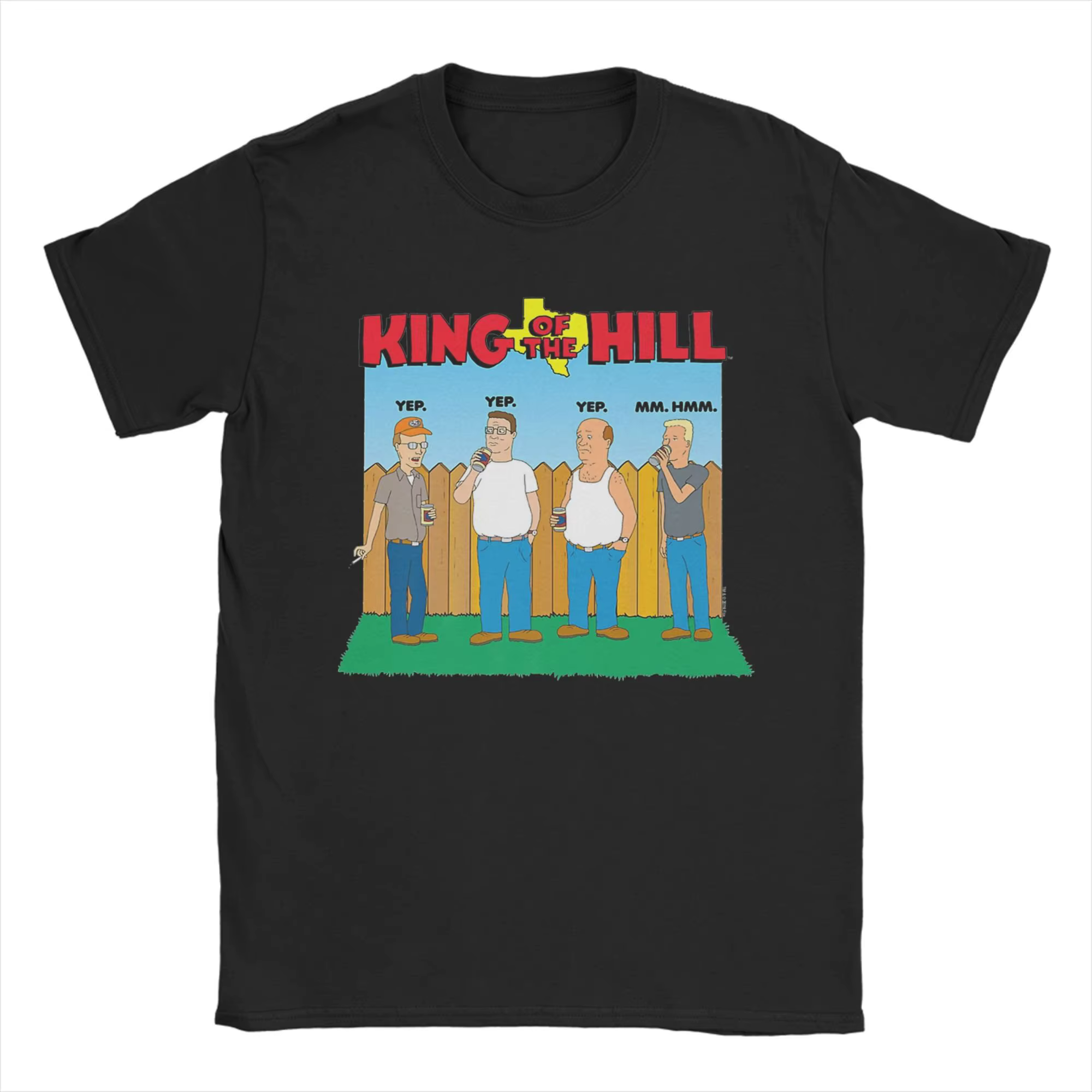 Kings of The Hills Bobby Hills Anime imprimé t-shirt pour hommes femmes coton t-shirt vêtements