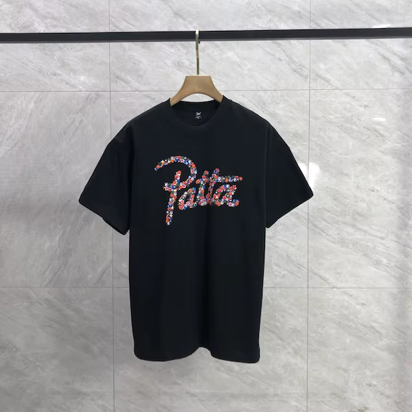 T-shirt Patta de haute qualité 2026ss, hip-hop, coton, logo graphique, t-shirts graphiques pour homm