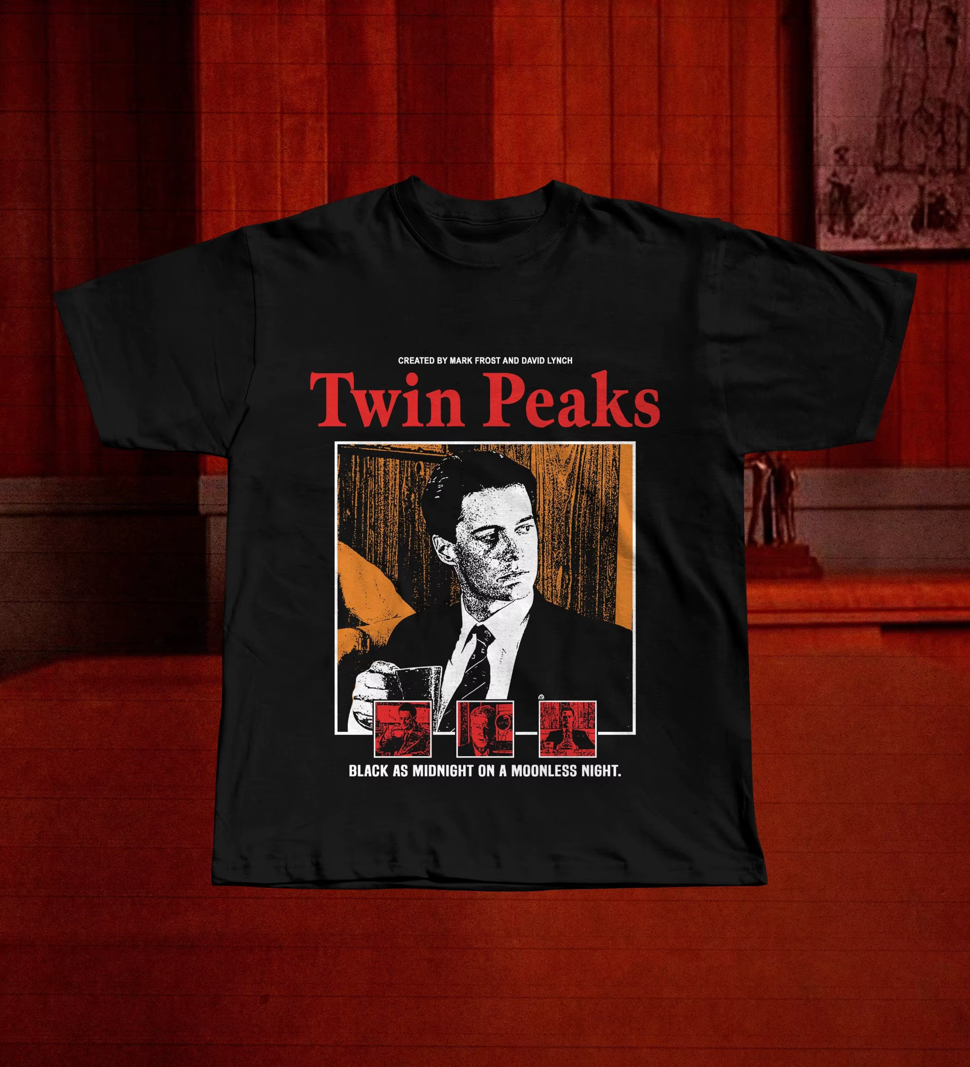 T-Shirt Twin Peaks Laura Palmer pour hommes et femmes, rétro, série télévisée culte, graphique, en c