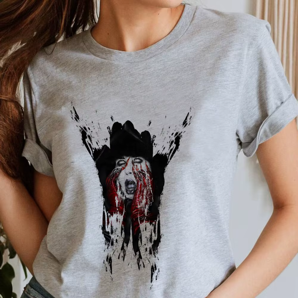 Marilyn Manson t-shirt fille années 80 vêtements coréens rétro hip hop streetwear kawaii Pop Culture