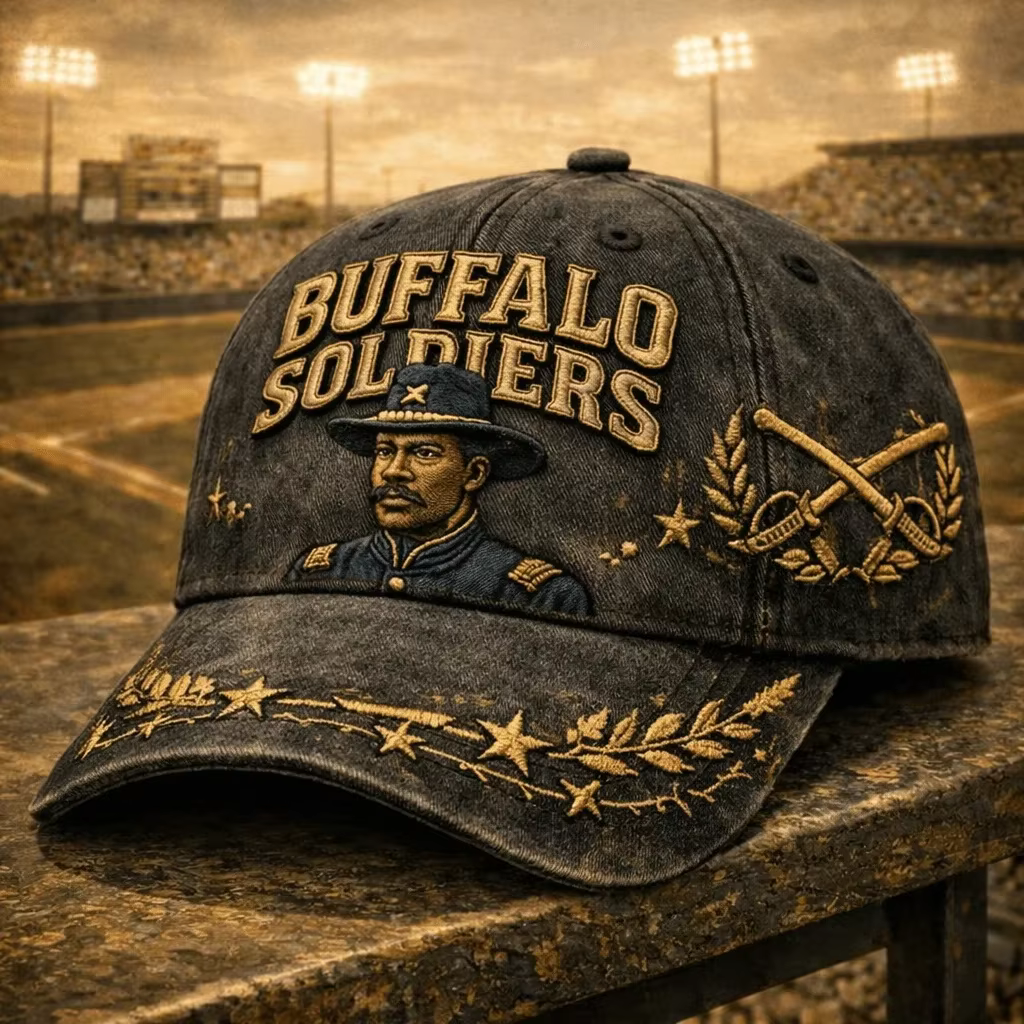 Casquette de baseball personnalisée Buffalo Soldiers Historic Cavalry - Casquette d'héritage militai