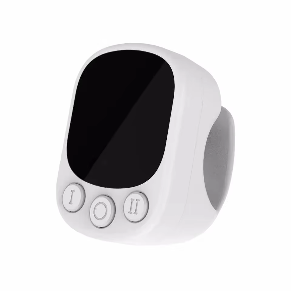 Mini télécommande sans fil avec pavé tactile, anneau de défilement, tourne-page Bluetooth pour iPhon