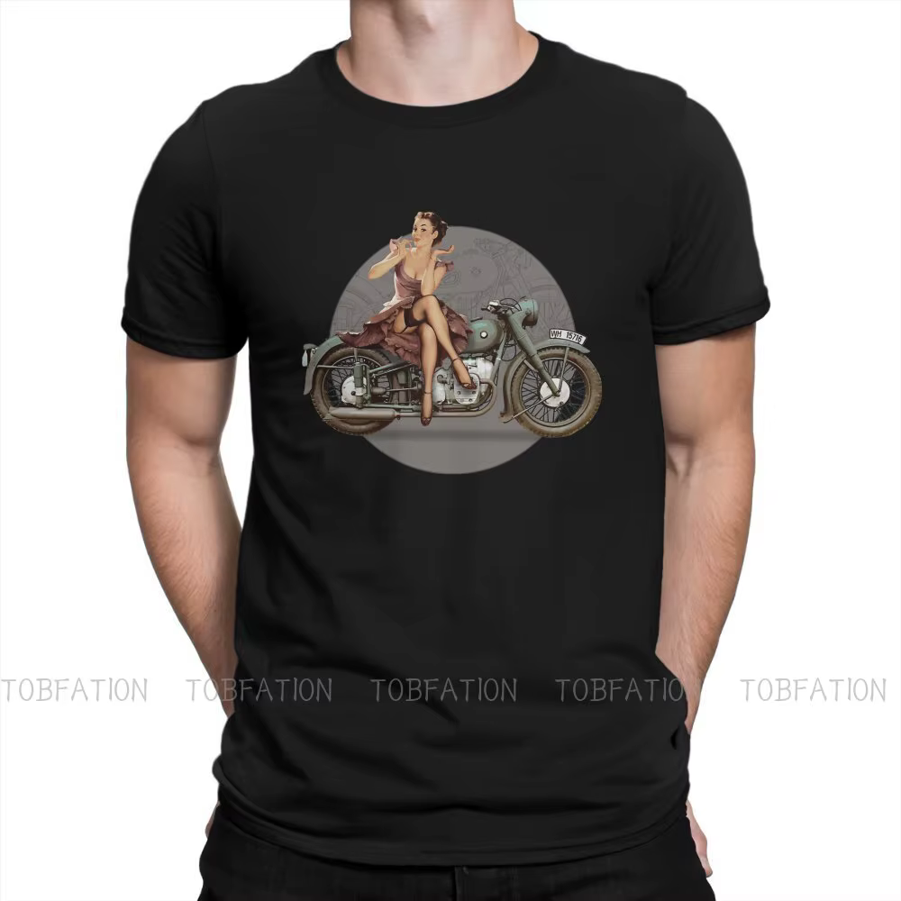 T-Shirt à Col Ras du Cou en Coton pour Homme, Vêtement Décontracté, avec Graphique de la Seconde Gue