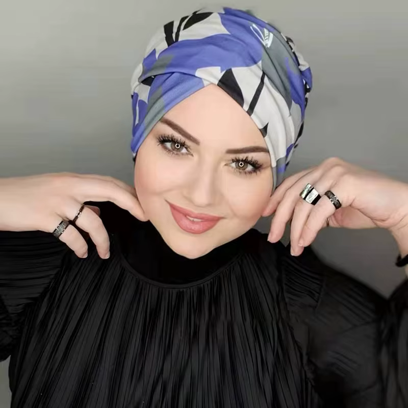Hijab femme musulman ramadan abaya femme islam foulard musulmane pour femme bonnet soie de medine Ab