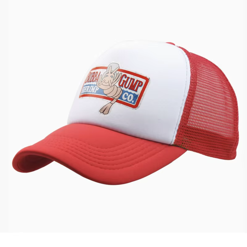 Extérieur Forrest Bubba Gump Casquette Rouge Crevettes CO. Chapeau de Baseball Forrest Gump, Costume