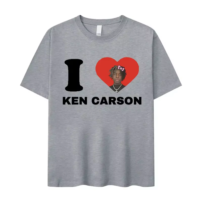 Ken Carson j'aime imprimé graphique t-shirts hommes femmes coton haut tendance manches T-shirt surdi