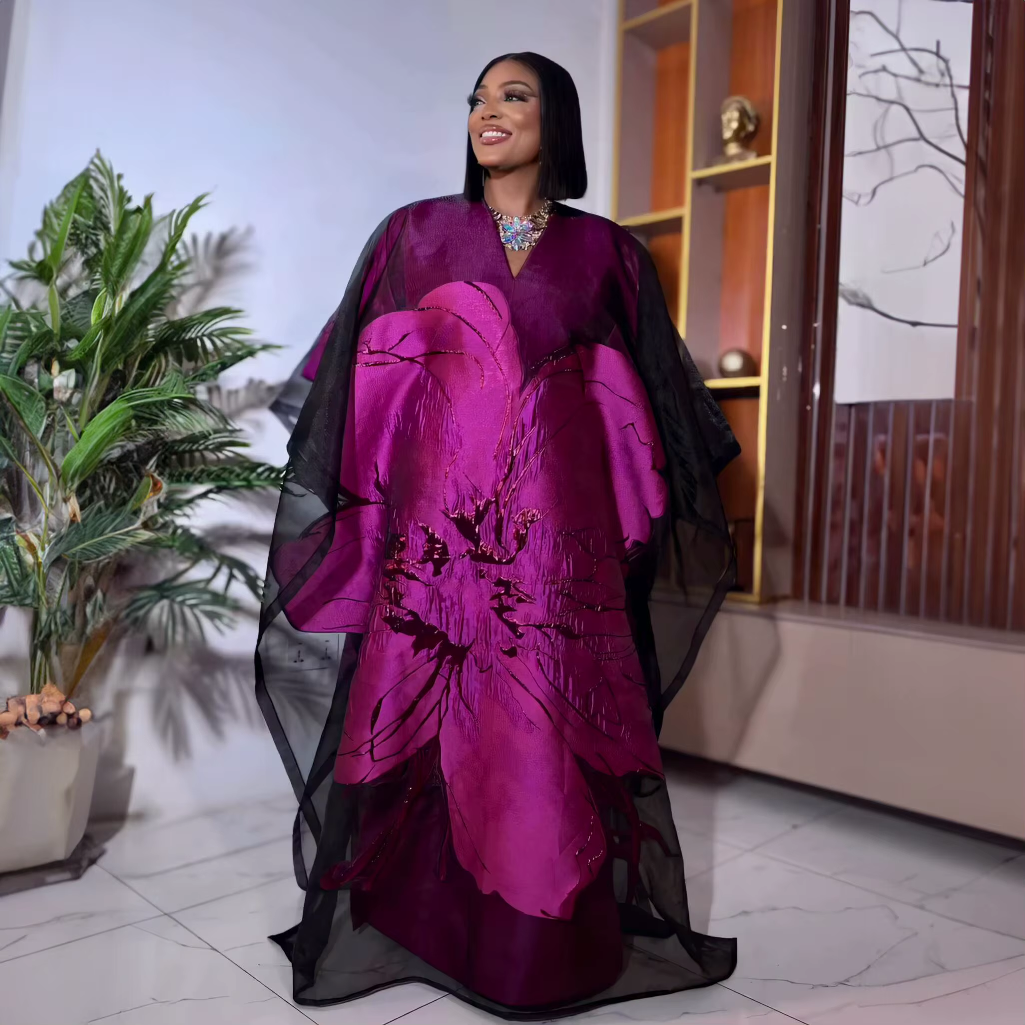 Robes africaines de luxe en deux pièces, nouveau design, broderie, vêtements haut de gamme, robes af