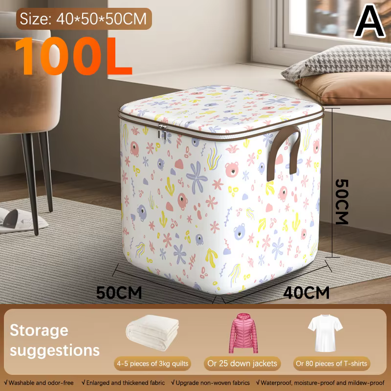Sacs de Rangement de Vêtements de Grande Capacité, Organisateurs de Placard, Bacs de Rangement Pliab
