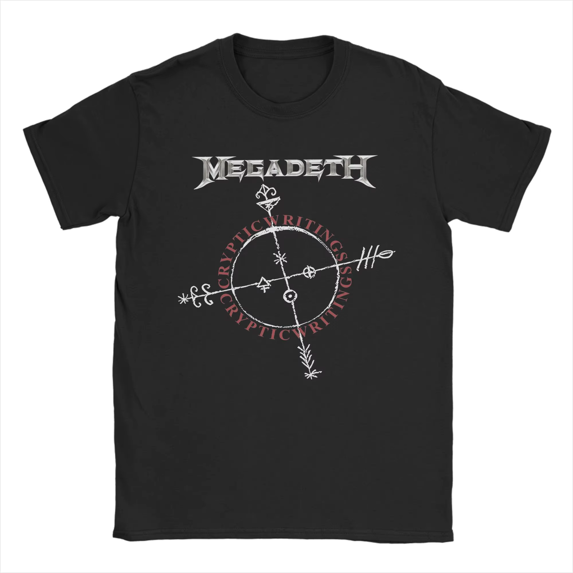 T-shirt de la groupe Megadeths pour hommes, en coton, drôle, col rond, manches courtes, idée cadeau