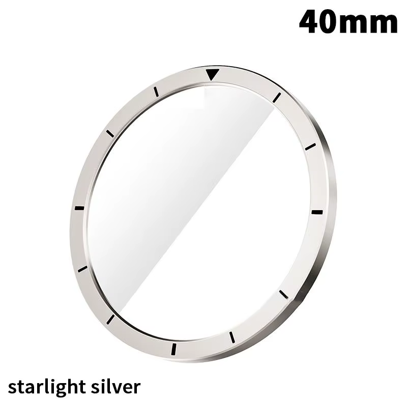 Kit d'accessoires pour Galaxy Watch 8: 40 mm 44 mm, lunette métallique, boîtier d'échelle de vitesse