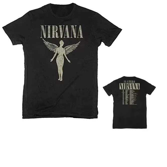 T-shirt Homme Nirvana in Utero Album – Édition Limitée Luxe Y2K Unisexe – Collection Été 2026