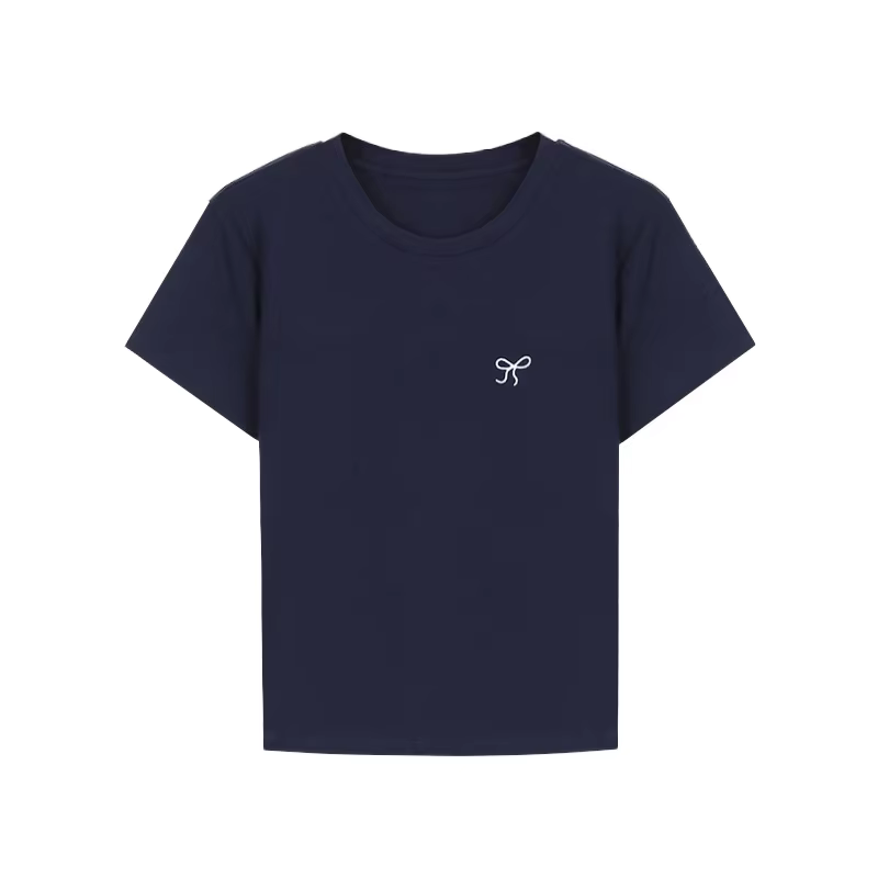 T-shirt Coréen K-Pop Rose Mignon Kawaii pour Femme – Style Vintage Y2K Crop Top – Vêtements d'Été Pa