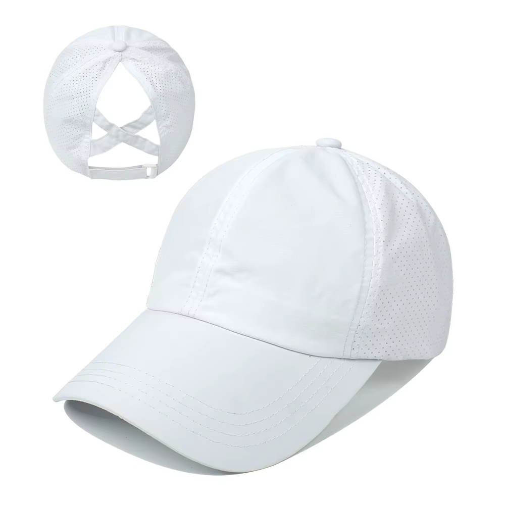 Casquettes de Baseball Queue de Cheval pour Femme, Chapeau Snapback Chignon Désordonné, Chapeaux de 