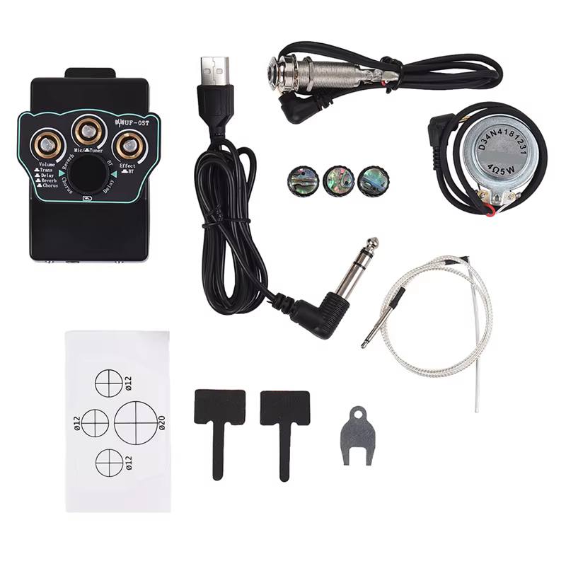 AAAEL-capteur de guitare classique micro de guitare micro de Vibration accompagnement BT micro de ré