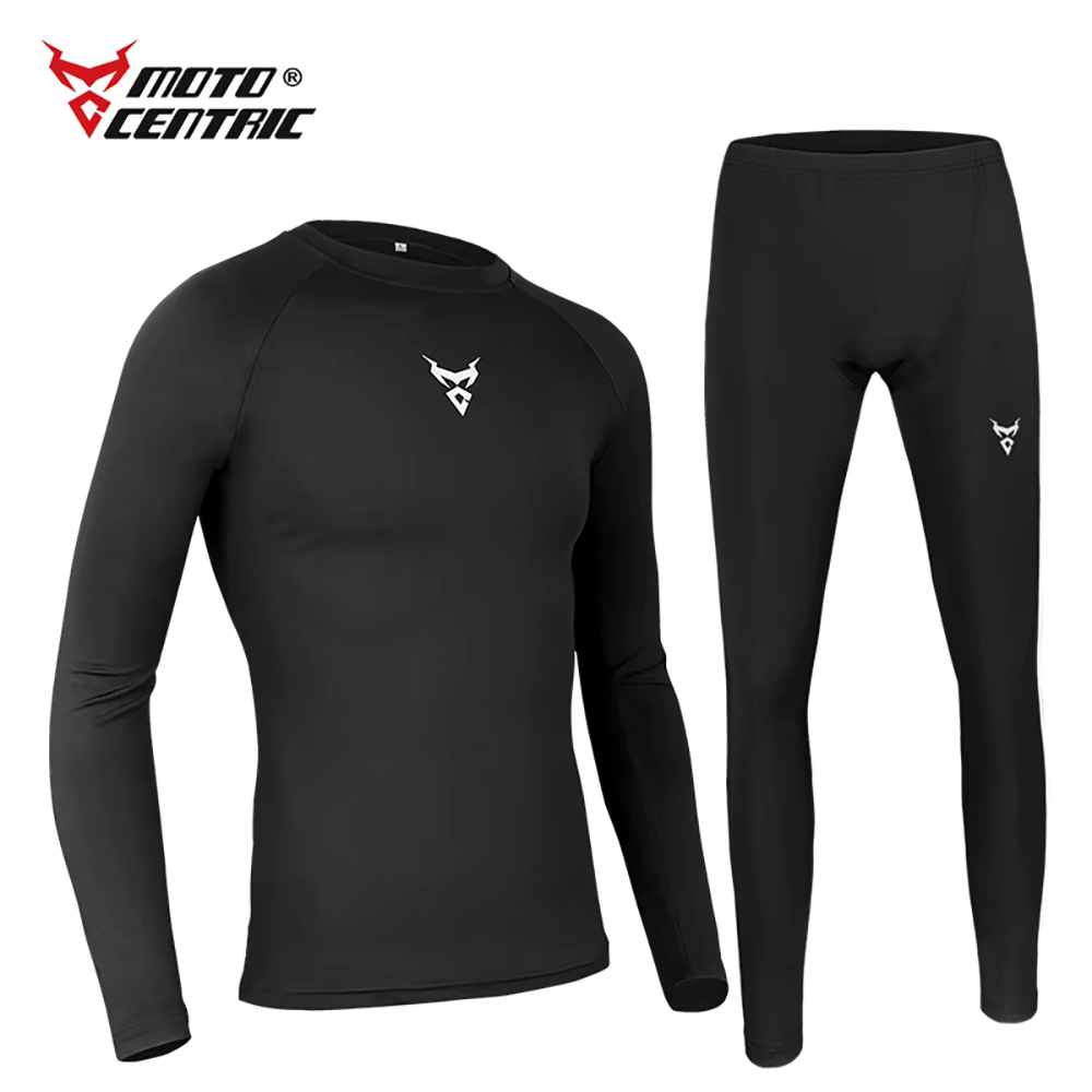 Moteur hommes t-shirt été respirant sous-vêtement thermique ensemble moto hiver chaud longs Johns Mo