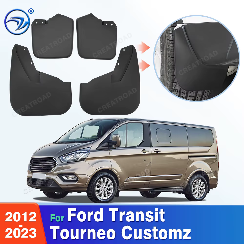 Pour Ford Transit Tourneo Custom 2012-2023 2019 2020 2021 2022 Garde-boue Pare-boue Accessoires de v