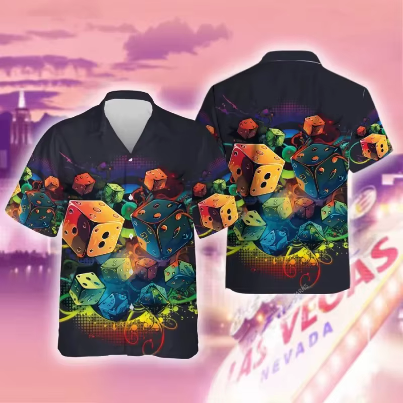 Chemise Hawaïenne à Manches Courtes pour Homme, Vêtement de Plage, Imprimé en 3D, à la Mode, 6XL, 20