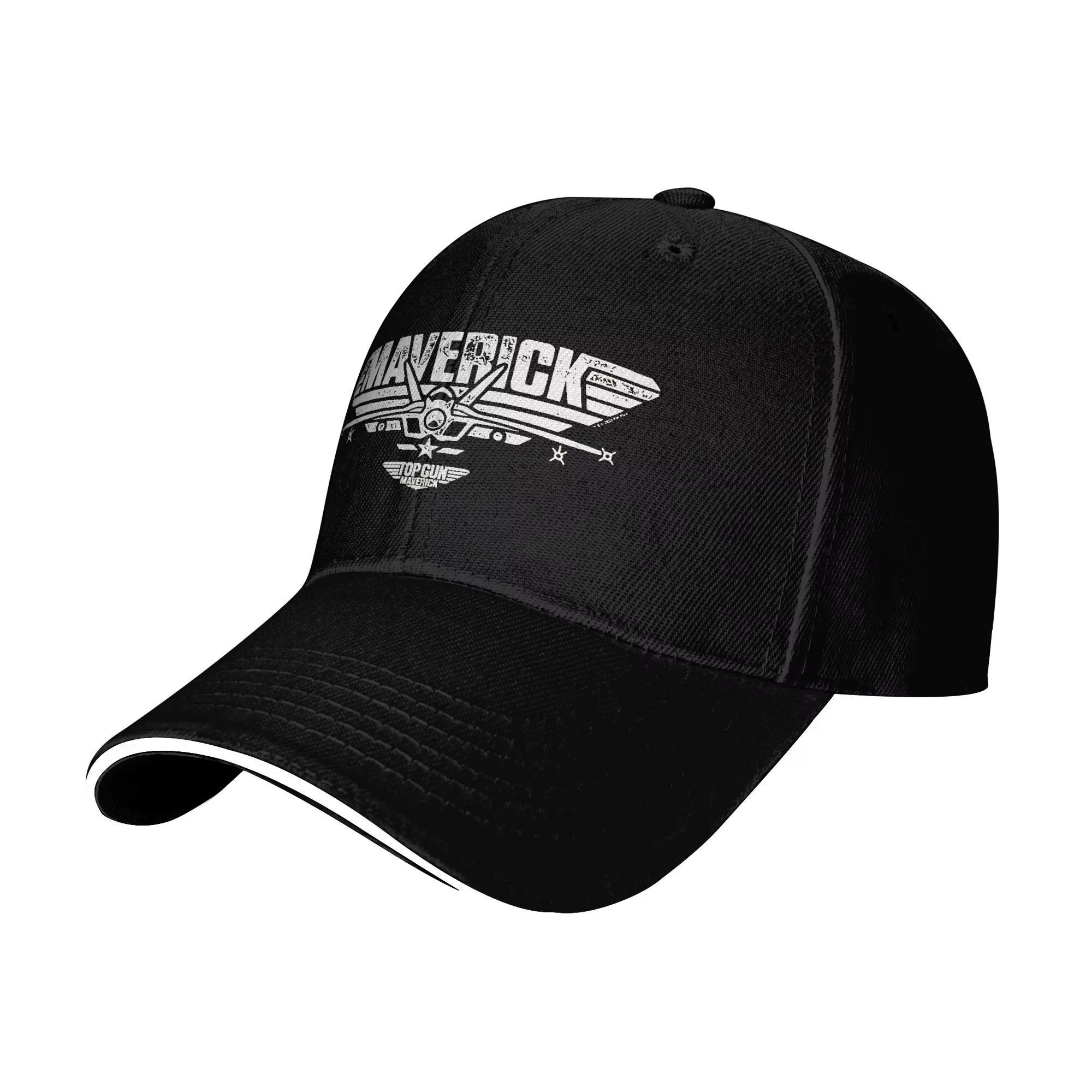 Casquette de baseball Top Gun - Maverick avec logo Jet centralisé, casquette de camionneur personnal