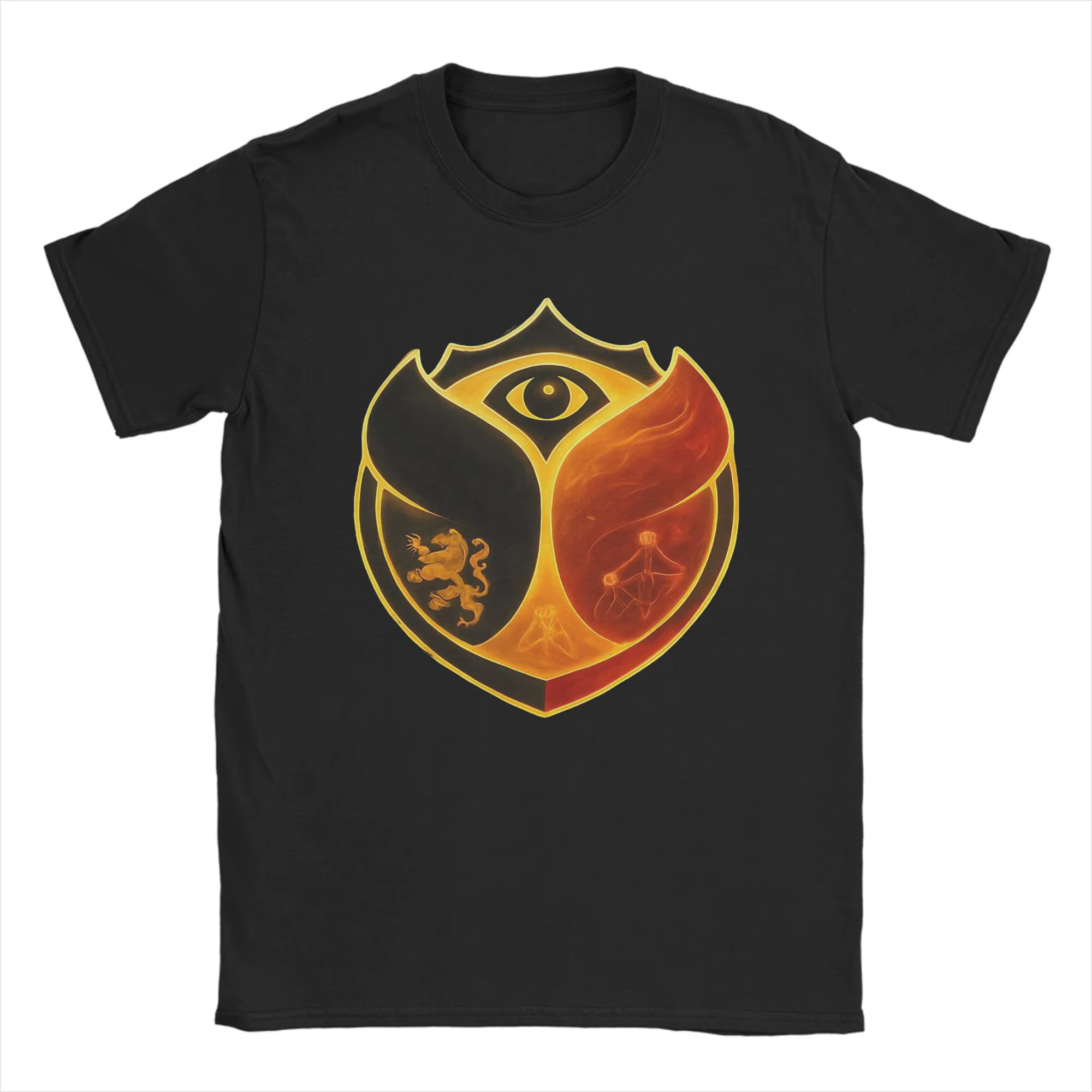 Tomorrowland belgique 2025 Festival voyage magique futuriste Festival Logo hommes t-shirt t-shirt T-