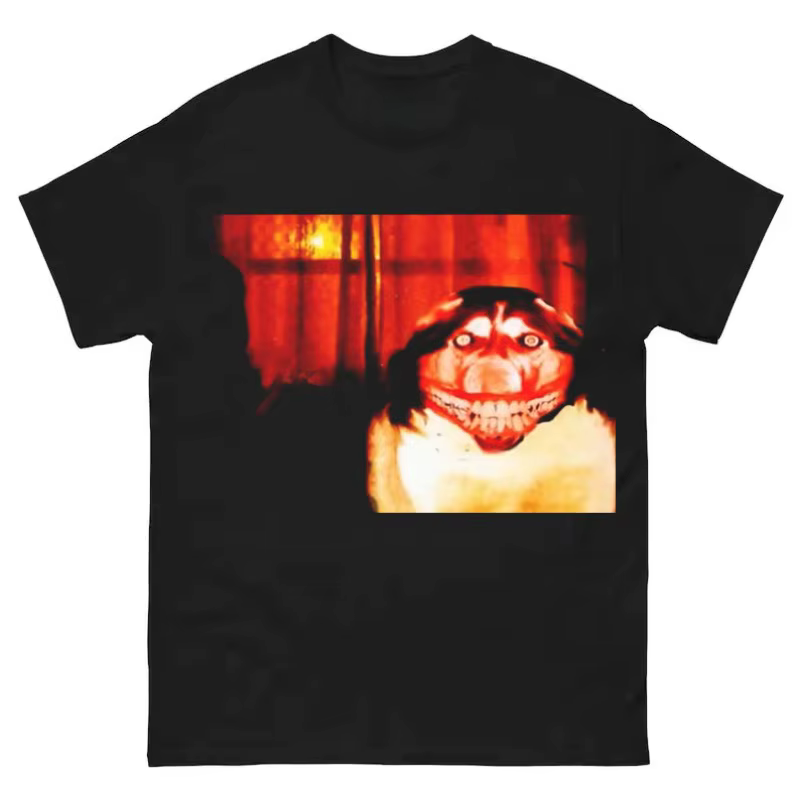 Jeff The Killer T-shirt Creepypasta horreur Meme graphique foncé Internetcore Y2K hommes femmes coto