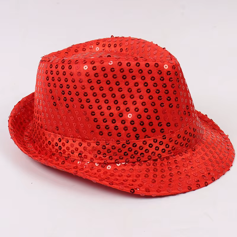 Chapeau de Performance magique Hip Hop, casquette haut tendance pour adultes et enfants, paillettes 