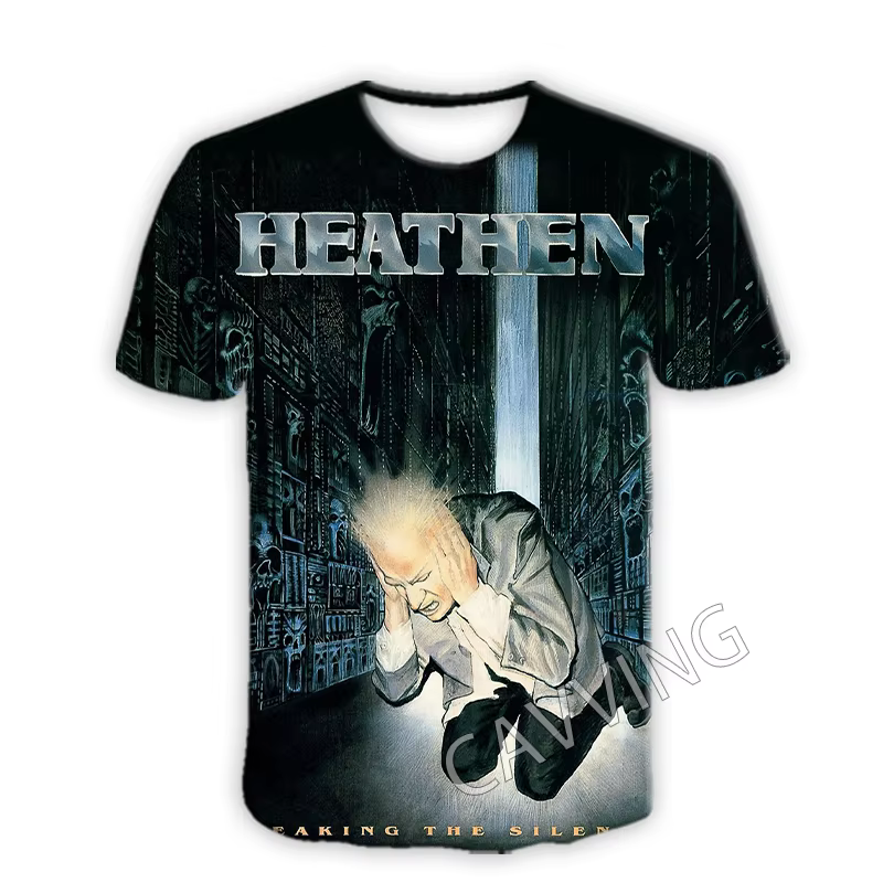 T-shirts décontractés imprimés en 3D Heathen, style Hip Hop, Harajuku, vêtements tendance pour femme