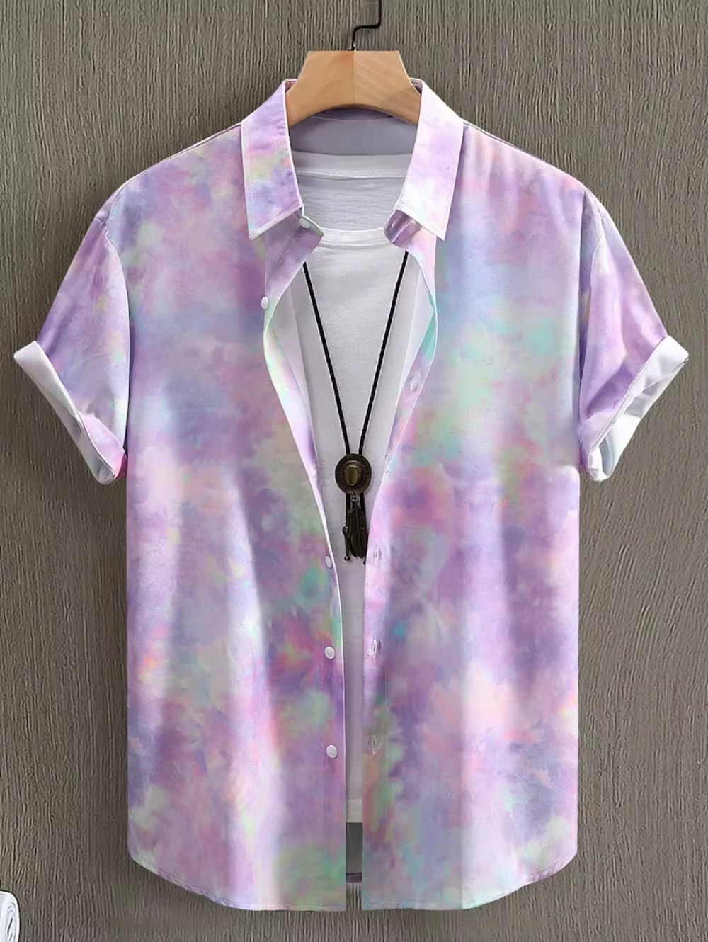 Chemises Hawaïennes pour Hommes, Imprimé Rayures 3D, Vêtements Masculins Amples et Oversize, Chemise