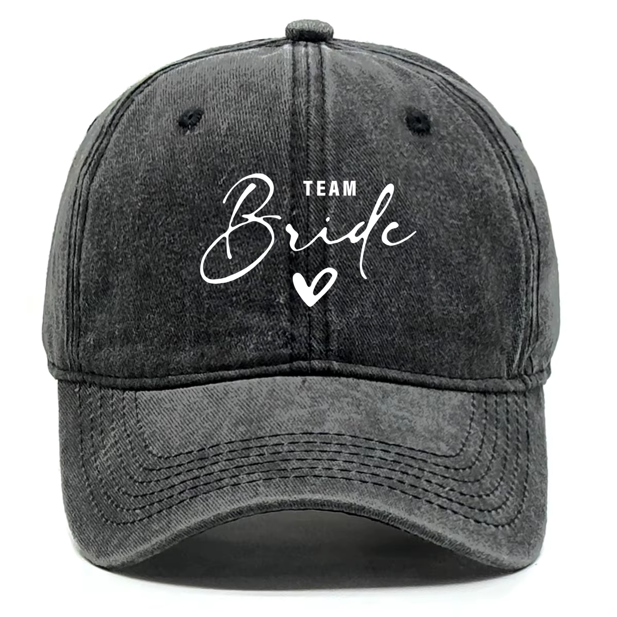 Casquette de baseball blanche imprimée TEAM Bride, réglable, tendance, style hip-hop, unisexe, pour 