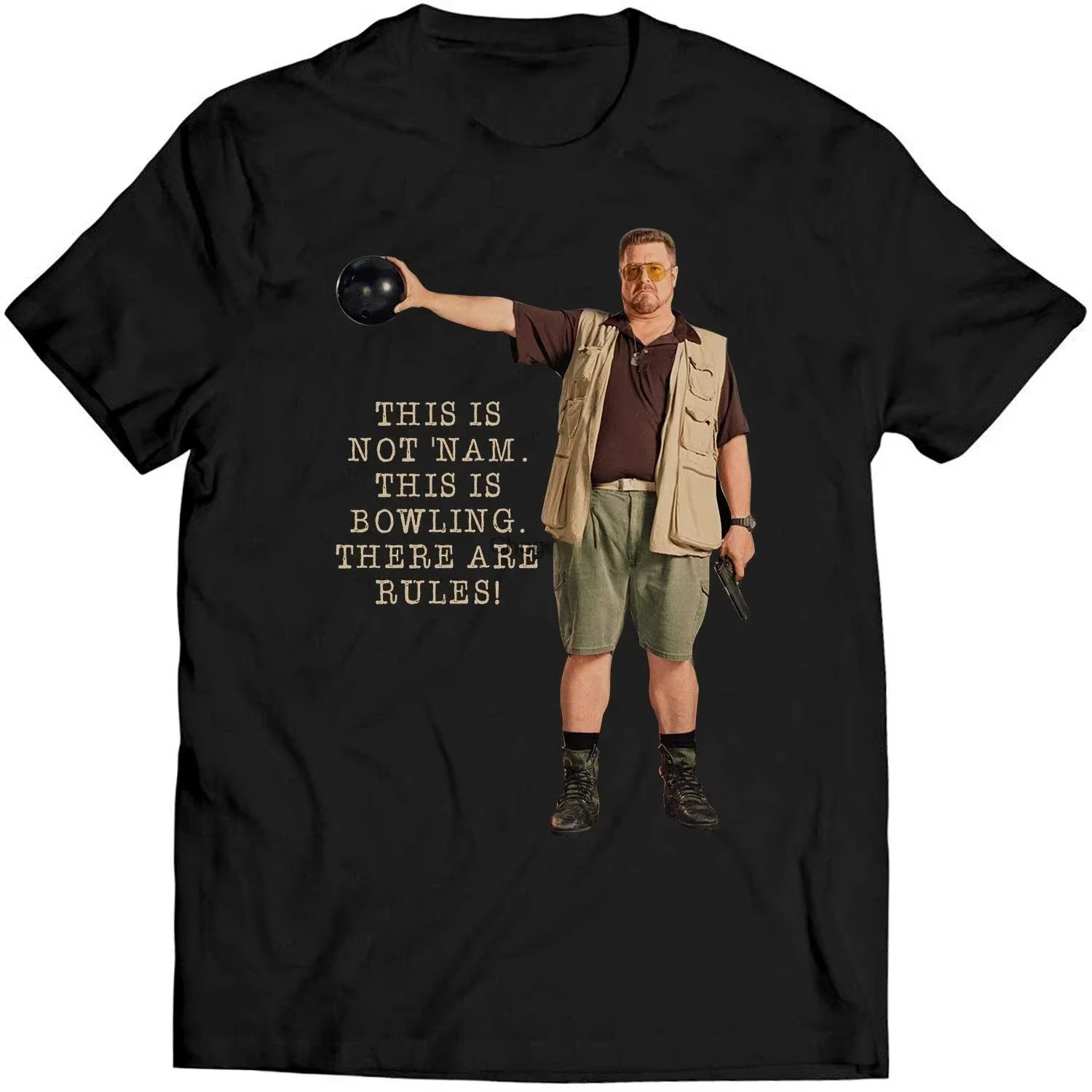 T-shirt graphique unisexe drôle, T-shirt vintage, Big Lebowski, PéSobchak Lovers, This Is Not 'NAM, 
