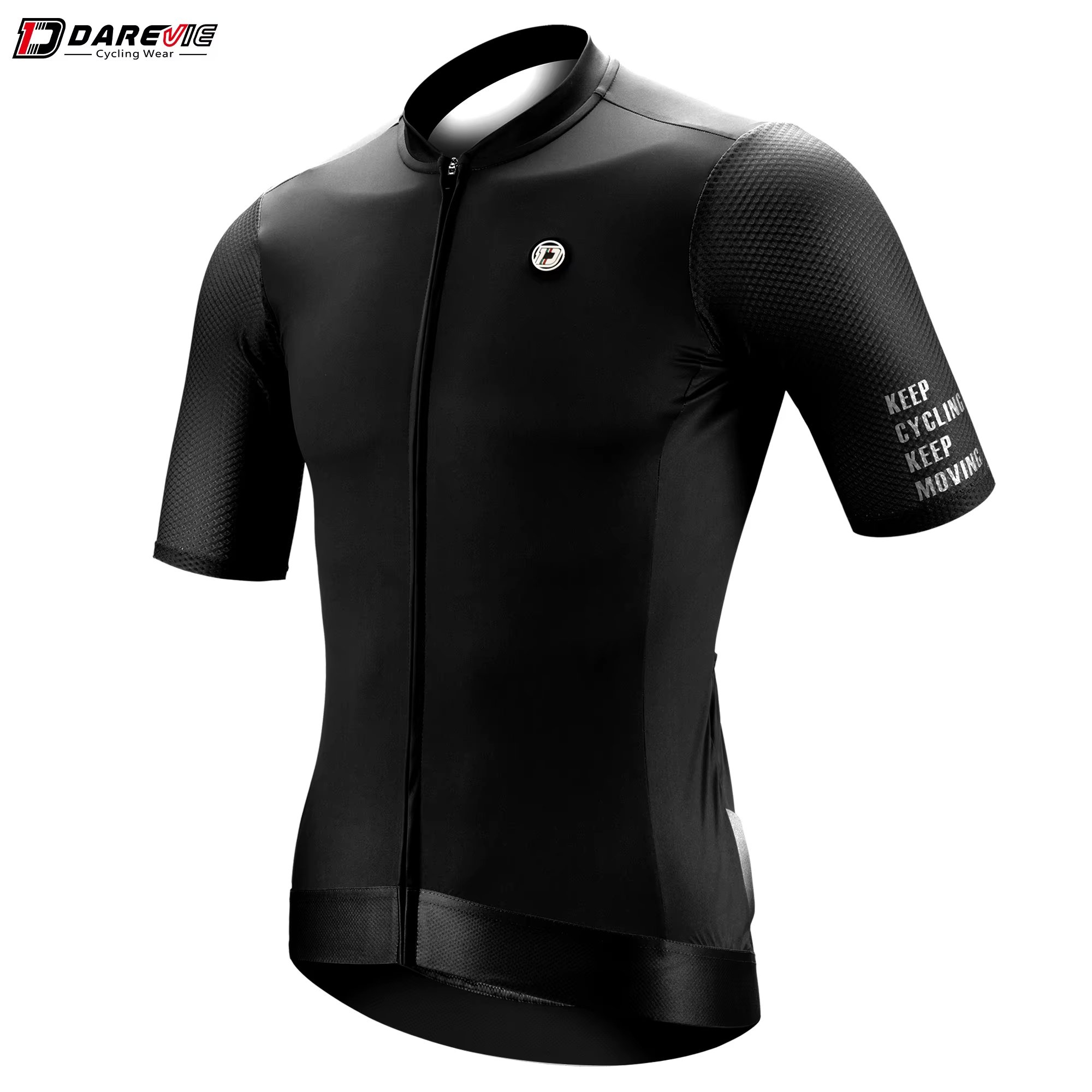 DAREVIE Maillot de cyclisme respirant à manches longues pour hommes et femmes, petite taille éventue