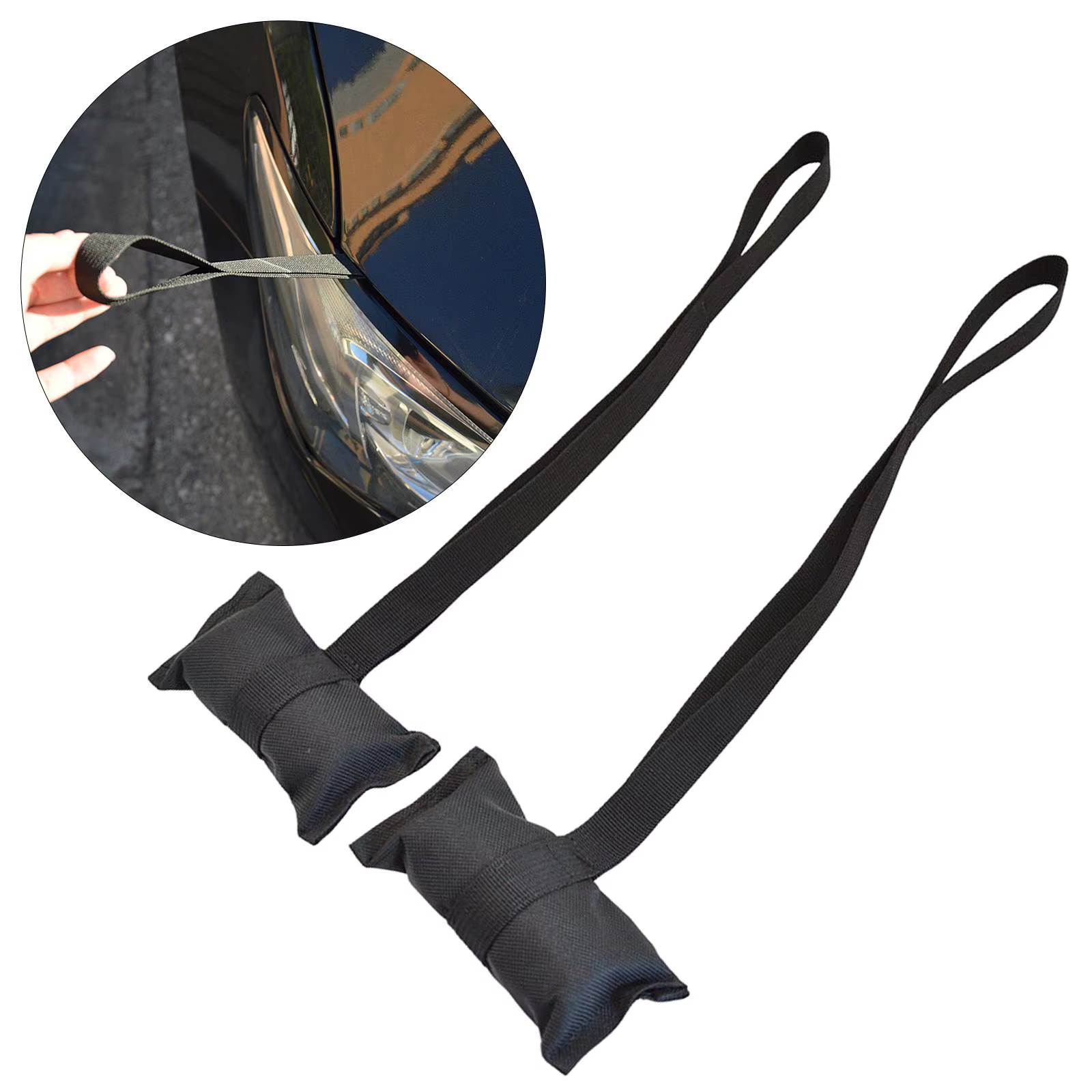 Ancres de canoë, sangles d'injecteur, installation facile, démontage, abaissé, accessoires de bateau
