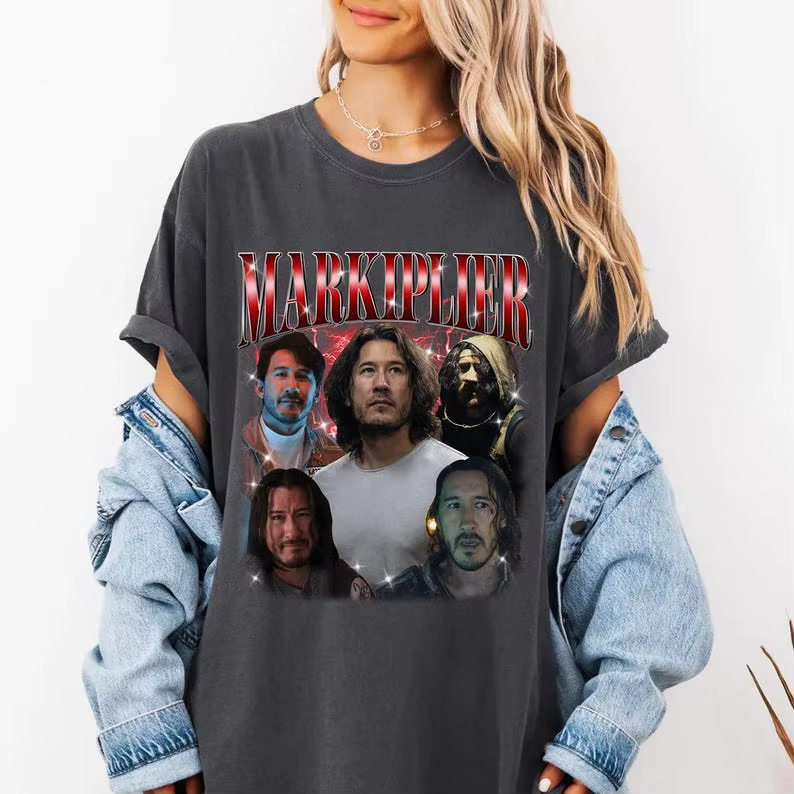 T-shirt hommage vintage Iron Lung Markiplier des années 90, T-shirts de rap Markiplier Bootleg, T-sh