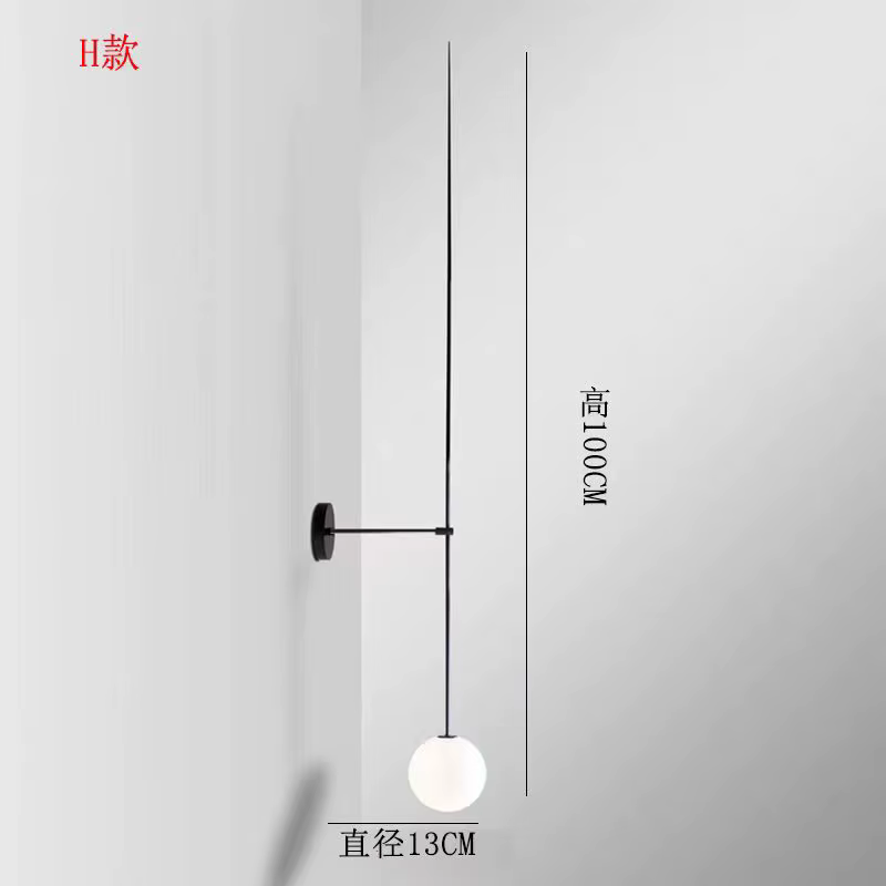 Plafonnier au Design Minimaliste Mobile, Luminaire Décoratif d'Nik, Idéal pour un Salon, une Chambre