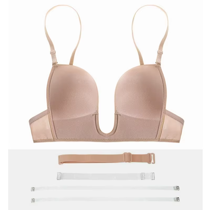 Soutien-gorge dos nu Invisible pour femmes, Lingerie Sexy sans bretelles, haut de mariage en forme d