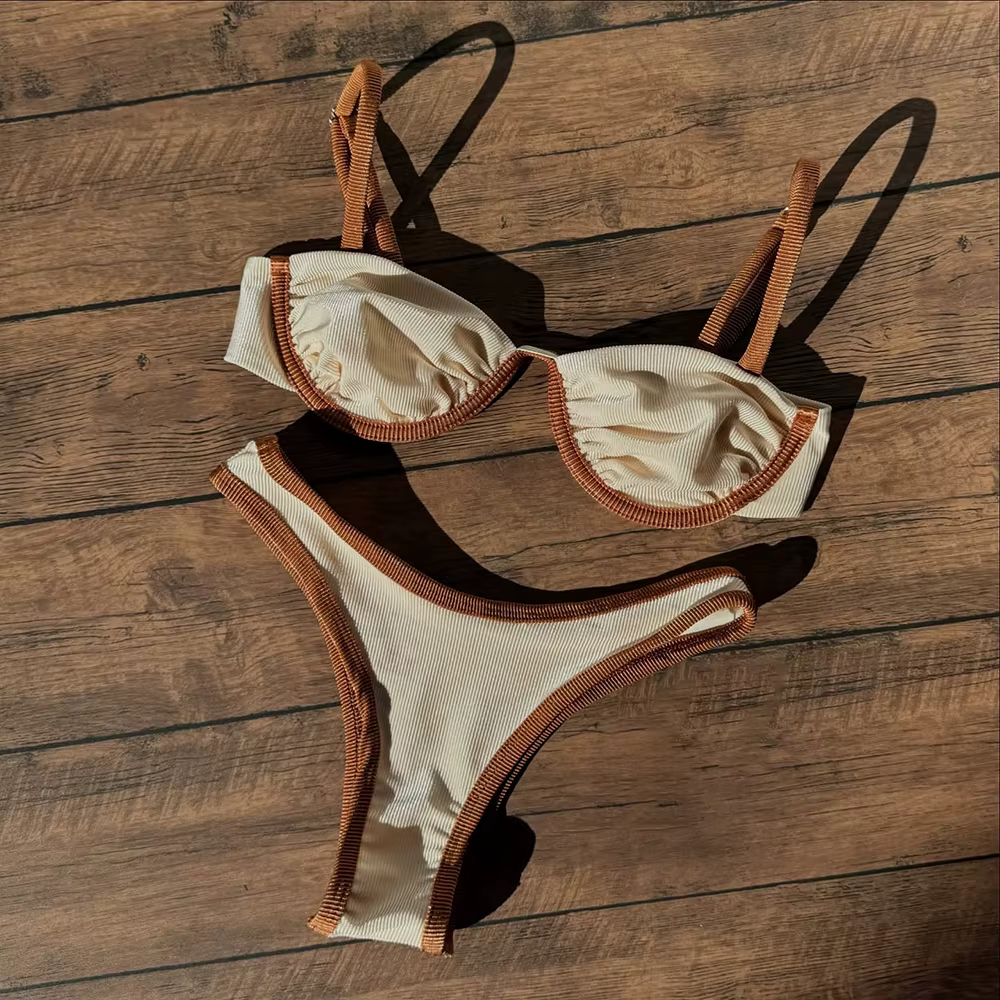 2025 Bikinis Sexy femmes maillots de bain maillots de bain Bikini ensemble chaîne maillot de bain ma