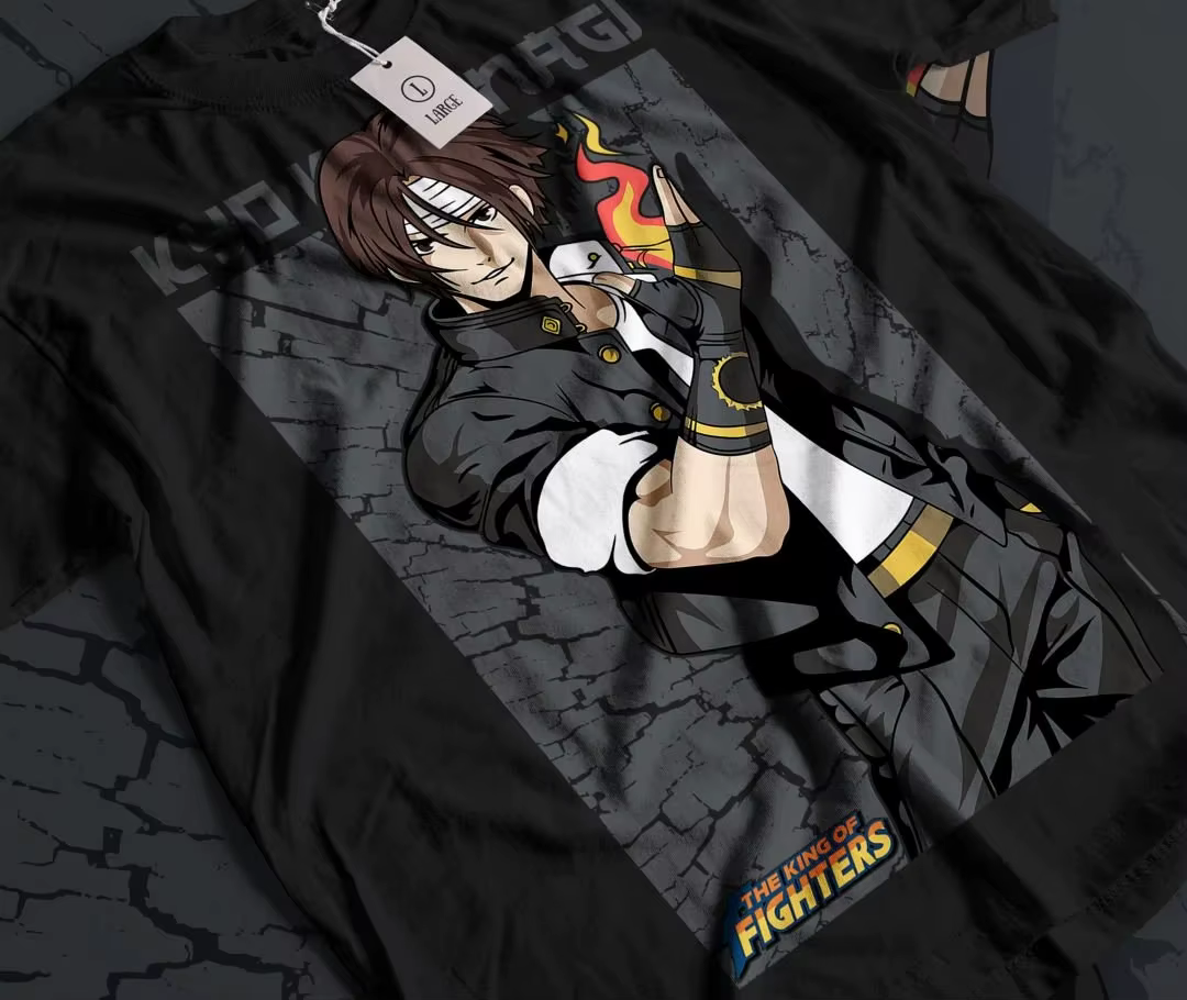 KOF2002 Kof 2k2 personnage sélectionné Premium T-shirt pour hommes et femmes été pur coton décontrac