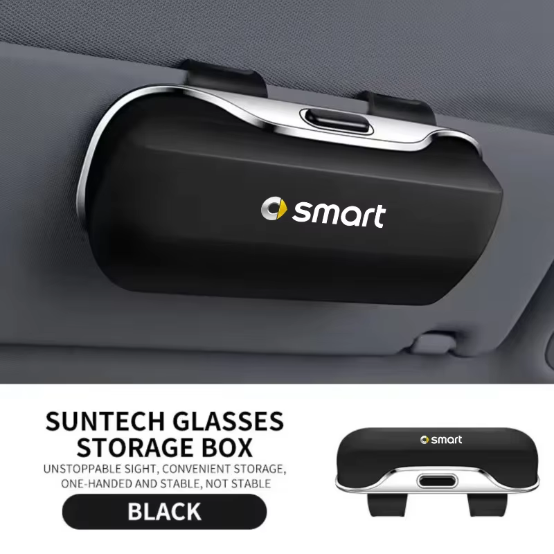Étui à lunettes de soleil pour Smart Fortwo Forfour 451 453 450 452 454 Roadster, support de lunette