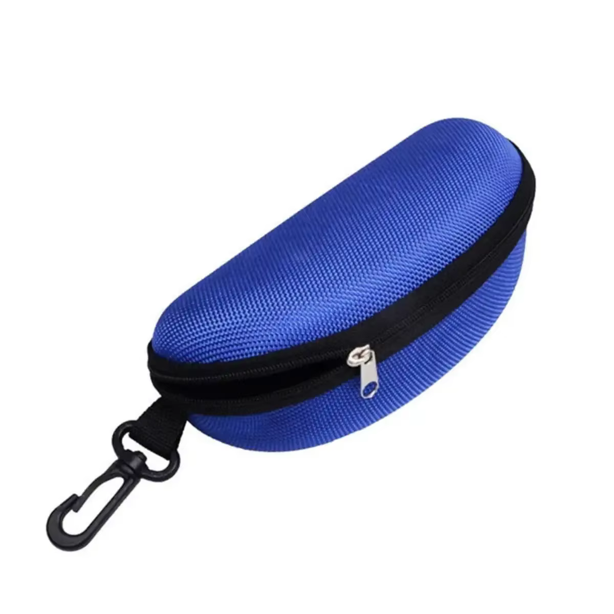 Étui à lunettes de soleil portable, 1 pièce, en tissu Oxford, rigide, en EVA, avec fermeture éclair,