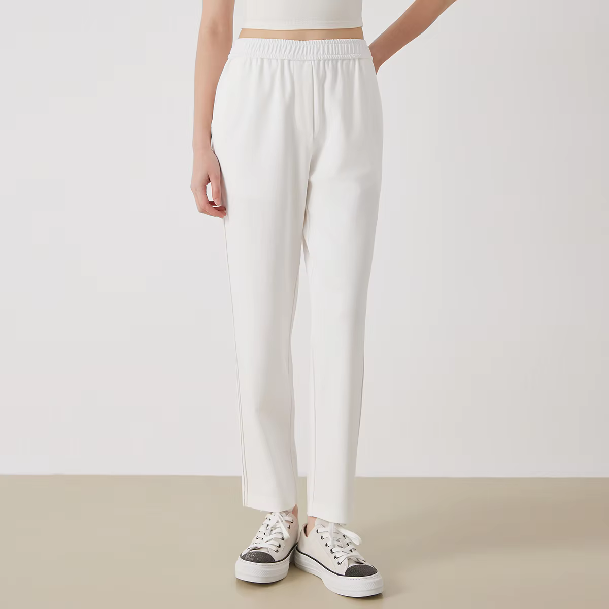 K3049W vêtements de luxe pour femmes Pima coton pantalons pour femmes dames pantalons longs décontra