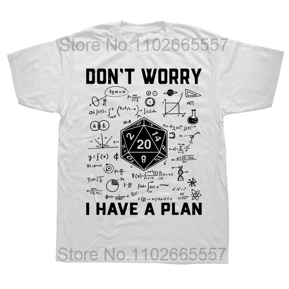 Nouveauté Dungeon Dragon t-shirts graphique Streetwear à manches courtes j'ai un Plan D20 dés jeu de