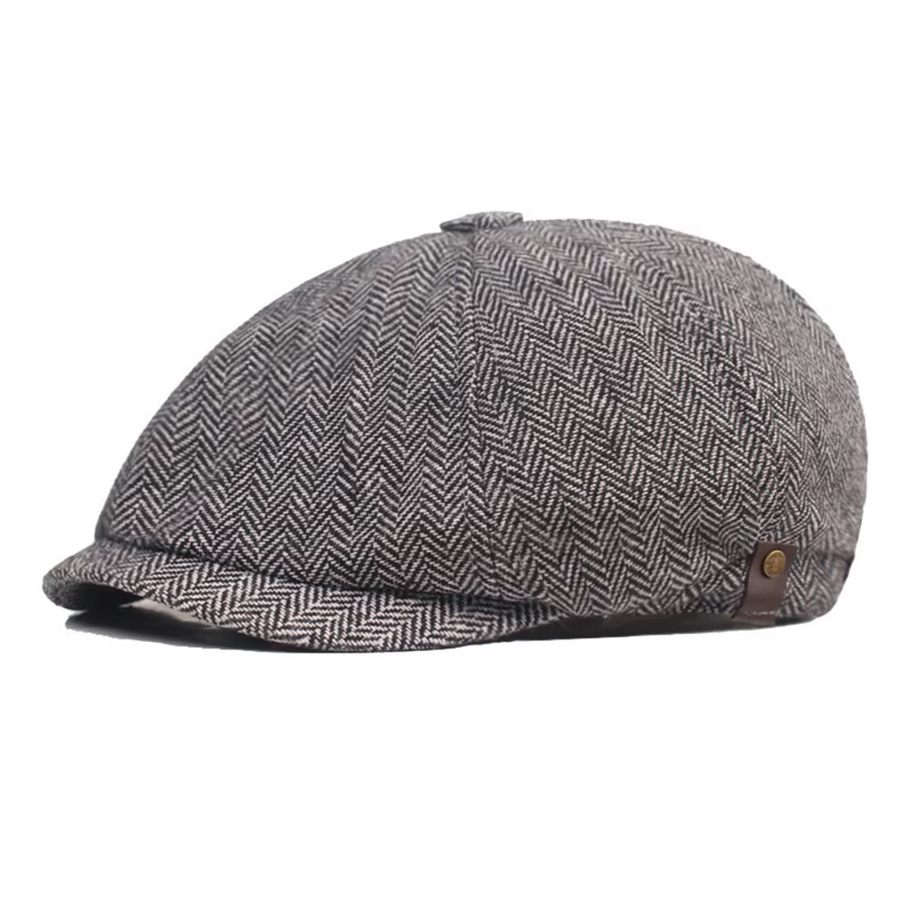 Casquettes de newsboy unisexes, chapeau rétro Peaky Blinders, casquette octogonale sauvage, style an
