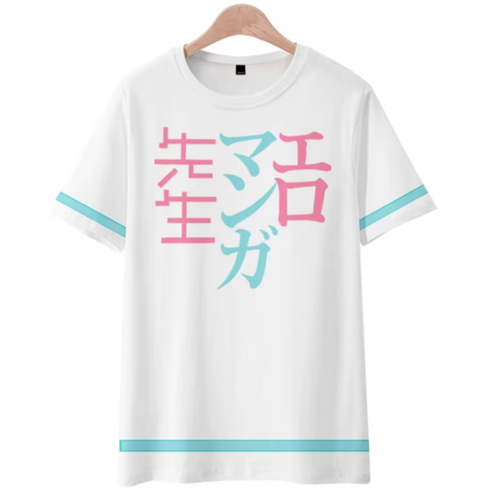 Anime Eromanga Sensei Izumi Sagiri Cosplay T-shirt Costume fille décontracté chemise à manches court