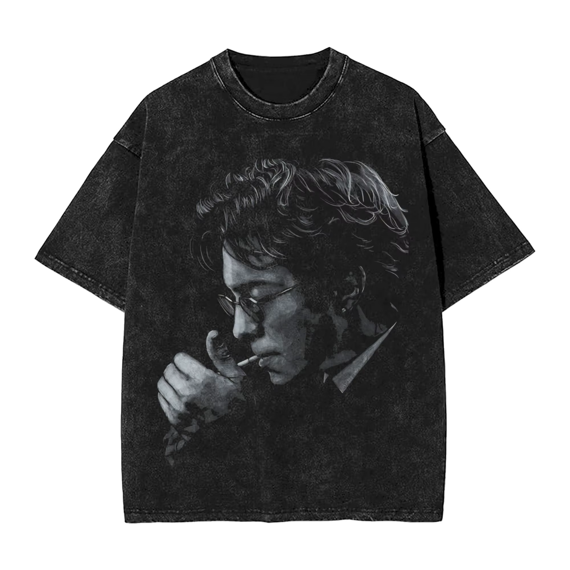 T-shirts vintage pour hommes Hudson Williams – Hauts d'été streetwear à manches courtes, col rond, d